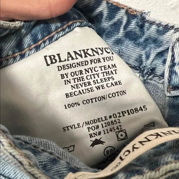 Blank NYC Blue Denim Skirt - Picture 2 of 10